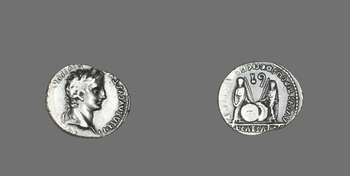 Denarius (Coin) Portraying Emperor Augustus