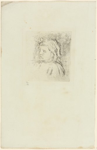 Claude Renoir Turned Three-Quarters to the Left