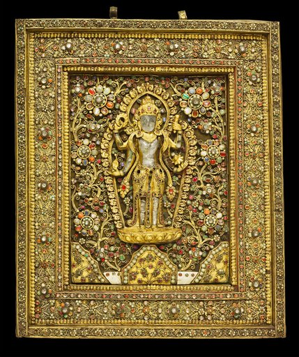 Votive Plaque with God Vishnu