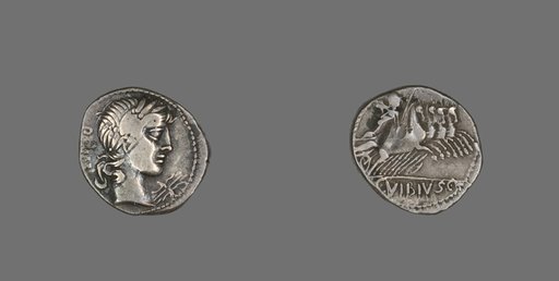 Denarius (Coin) Depicting the God Apollo