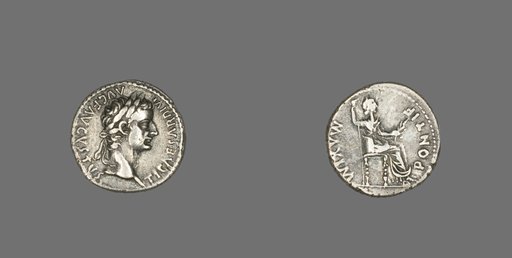 Denarius (Coin) Portraying Emperor Tiberius