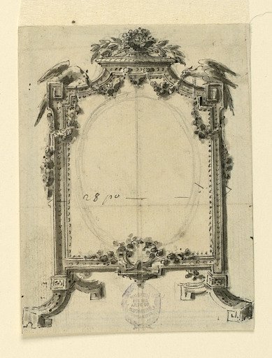 Design for a Standing Frame, Probably for a Screen