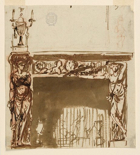 Design for a Chimneypiece with Alternative Suggestions