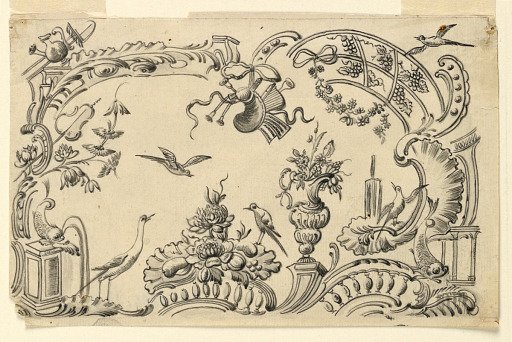 Leaf with Motifs for Decorations of Snuff Boxes