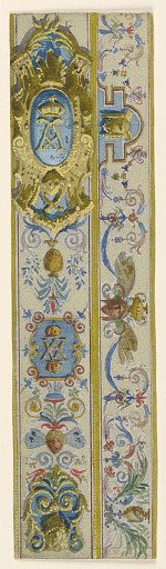 Detail: Wall Decoration, Palace of Fontainebleau