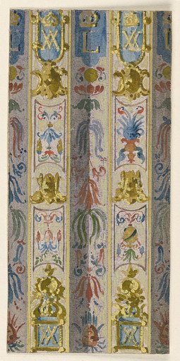 Detail: Wall Decoration, Palace of Fontainebleau