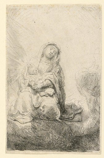 Virgin and Child in the Clouds