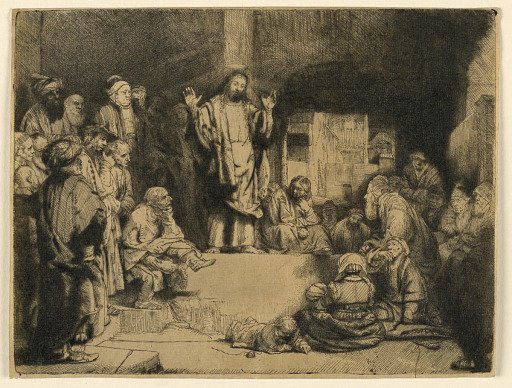 Christ Preaching ("La Petite Tomb")