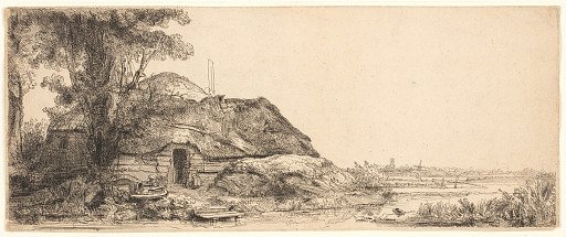 Landscape with a Cottage and a Large Tree