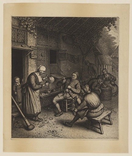 The Big Boom (Peasants Under a Vine-Trellis)
