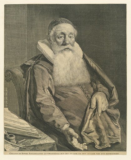 Portrait of Gellius de Bouma