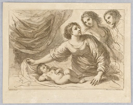 Three Women, with a Boy Lying Down