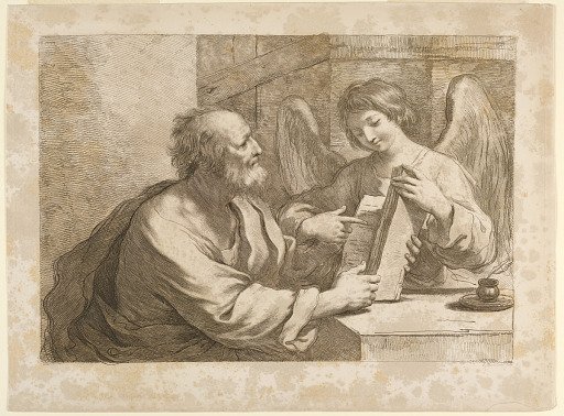 Saint Matthew with an Angel and Book