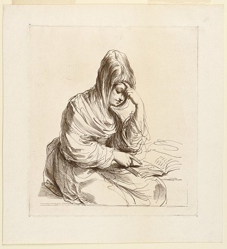 Woman Studying