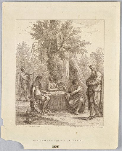 Abraham Entertaining Three Angels