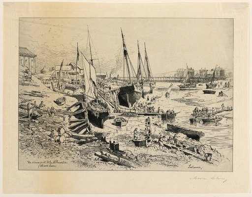 Un Vieux Port de la Normandie (An Old Port of Normandy)