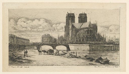 L'Abside de Notre-Dame de Paris (The Apse of Notre-Dame, Paris)
