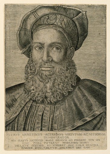 Portrait of Pietro Aretino (1492-1556)
