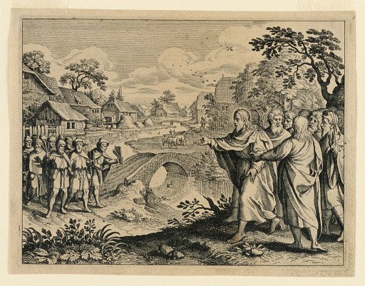 Christ Meeting the Officers from the Pharisees