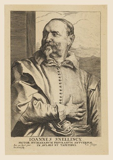 Portrait of Jan Snellinx, from the Icones Principum Virorum