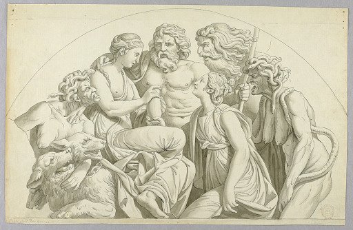 Psyche Asks Proserpine to Put a Little of her Beauty in an Urn for Venus