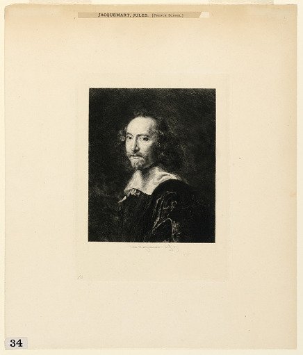 Portrait of a Man, from "Etchings of Pictures in the Metropolitan Museum, New York"