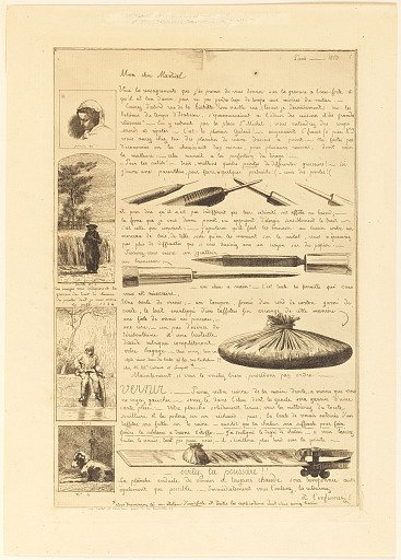 Lettre sur les Eléments de la gravure á l'Eauforte (Letter on the elements of etching), Page 1