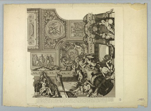 Decorations by Lebrun and Mignard at the Palace of Versailles