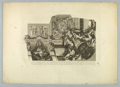 Decorations by Lebrun and Mignard at the Palace of Versailles