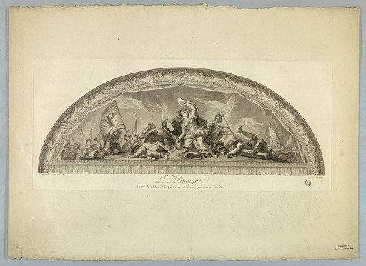 Decorations by Lebrun and Mignard at the Palace of Versailles