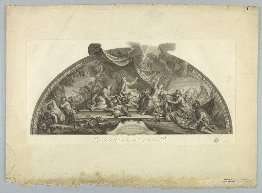 Decorations by Lebrun and Mignard at the Palace of Versailles