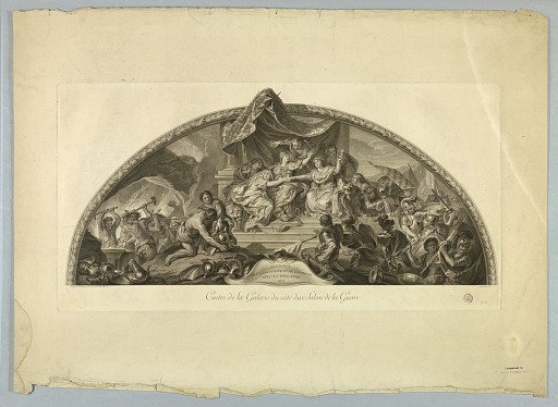 Decorations by Lebrun and Mignard at the Palace of Versailles