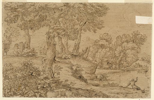 Wooded Landscape with a Pond