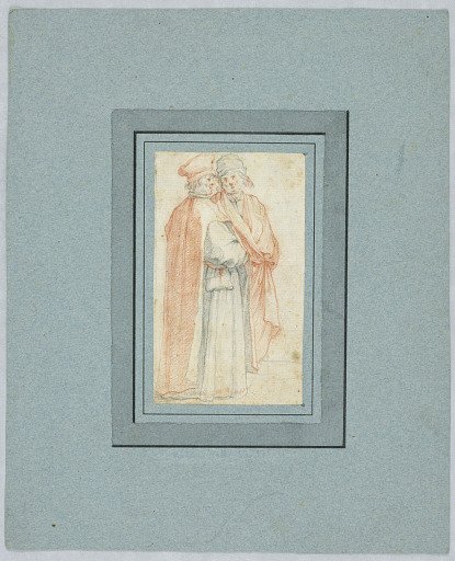 Two Burghers in the Attire of the Early 16th Century