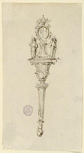 Mace with Arms of Pope Pius VII
