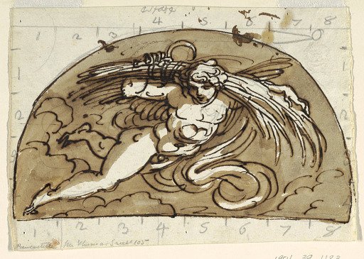 Summer, Lunette for Ceiling, Sala Ottagonale, Palazzo Milzetti, Faenza