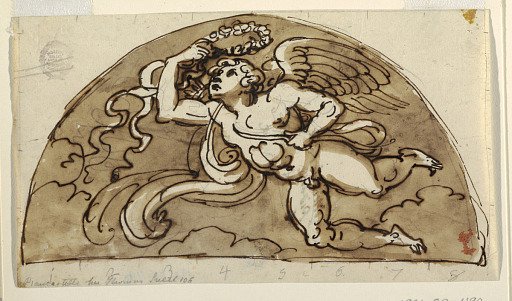 Spring, Lunette for Ceiling, Sala Ottagonale, Palazzo Milzetti, Faenza