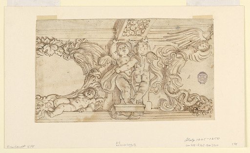 Freize with Putti and Medallions
