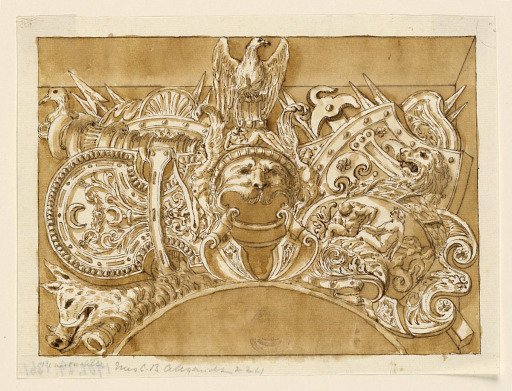 Military Trophy after Polidoro da Caravaggio