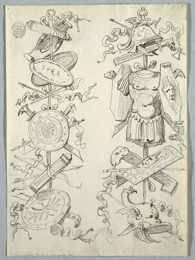 Two Panels of Trophies