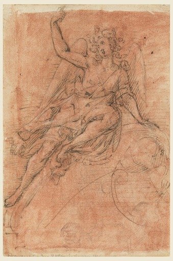 Angel Seated on a Volute