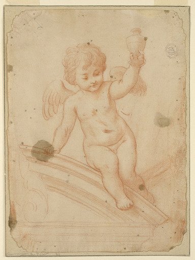 Study of Angel with Vase