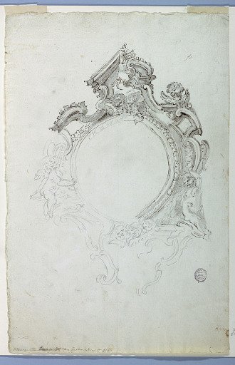 Design for an Escutcheon with Alternative Suggestions