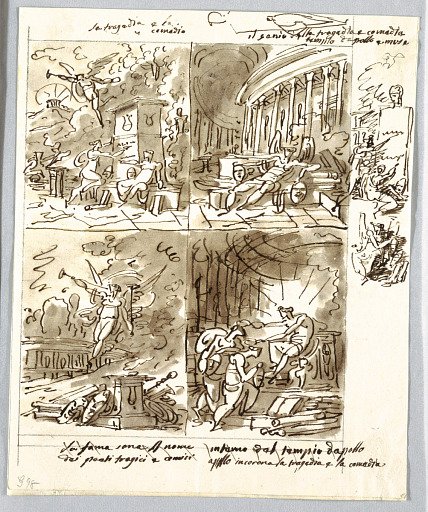 Four Allegories of Commedia and Tragedy
