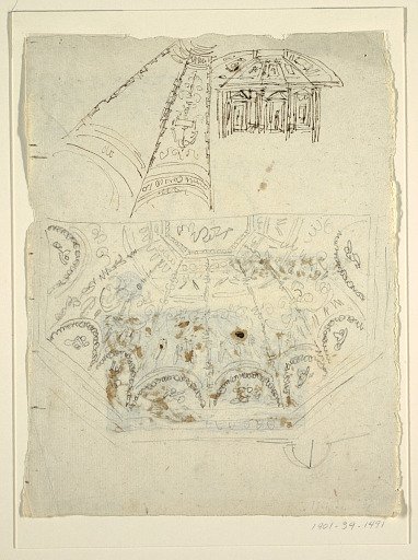 Study for the Sala di Apollo, Palazzo Milzetti, Faenza