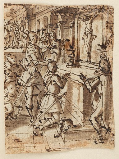 Saint Giovanni Gualberto and the Miraculous Crucifix