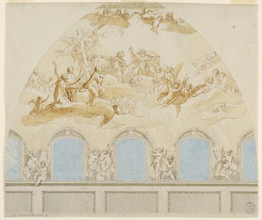 Project for a Fresco in the Dome of the Cathedral in Citta di Castello
