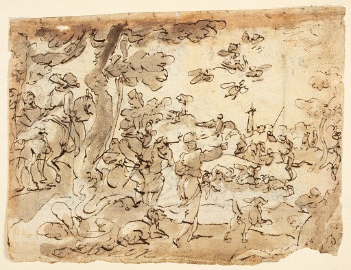 Bird Hunt with Falcons