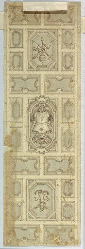 Design for a Ceiling with the Arms of Pope Clement XI