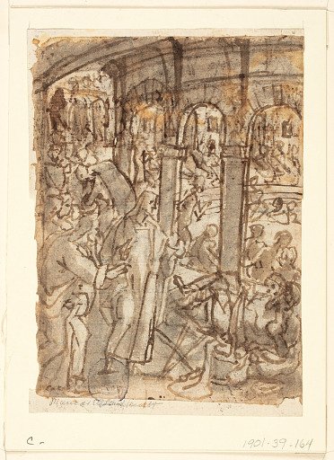 Christ Healing Paralytics near the Pool of Bethesda